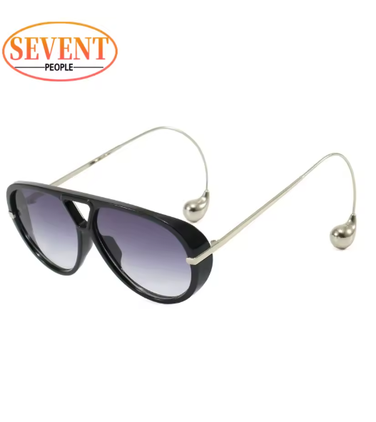 Oversized Oval Punk Pilot Women’s Sunglasses – 2025 Luxury Vintage Style
