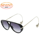 Oversized Oval Punk Pilot Women’s Sunglasses – 2025 Luxury Vintage Style
