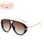 Oversized Oval Punk Pilot Women’s Sunglasses – 2025 Luxury Vintage Style