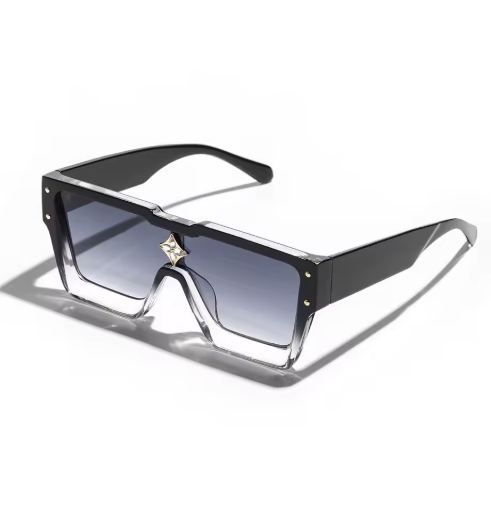 Ruiao Retro Black Millionaire Shades – Luxury Designer Sunglasses 2025 for Men
