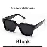 Ruiao Retro Black Millionaire Shades – Luxury Designer Sunglasses 2025 for Men