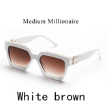 Ruiao Retro Black Millionaire Shades – Luxury Designer Sunglasses 2025 for Men