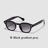 Ruiao 2025 Retro Round Sunglasses – Luxury Vintage Shades for Men