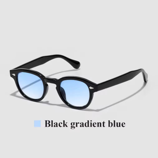 Ruiao 2025 Retro Round Sunglasses – Luxury Vintage Shades for Men