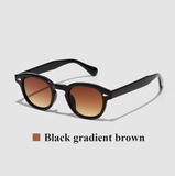 Ruiao 2025 Retro Round Sunglasses – Luxury Vintage Shades for Men