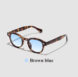 Ruiao 2025 Retro Round Sunglasses – Luxury Vintage Shades for Men