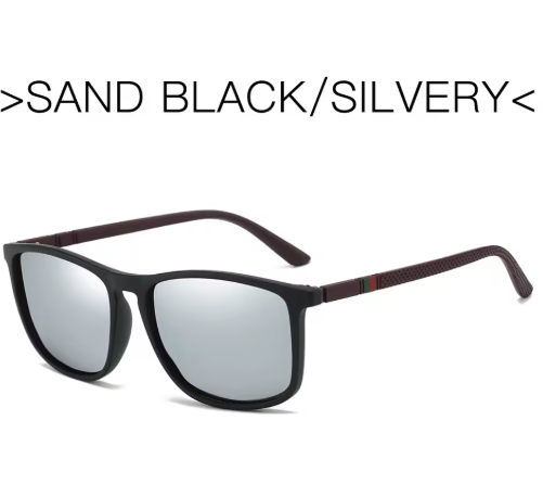 Sports Sunglasses for Men – Polarized Square Sun Glasses, Lightweight & Comfortable UV400 Eyewear