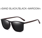 Sports Sunglasses for Men – Polarized Square Sun Glasses, Lightweight & Comfortable UV400 Eyewear