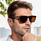 Classic Polarized Men’s Square Sunglasses – Vintage Style