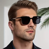 Classic Polarized Men’s Square Sunglasses – Vintage Style