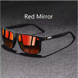 Vintage Square Check Pattern Sunglasses – Men & Women
