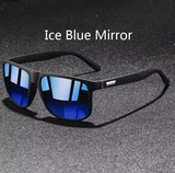 Vintage Square Check Pattern Sunglasses – Men & Women
