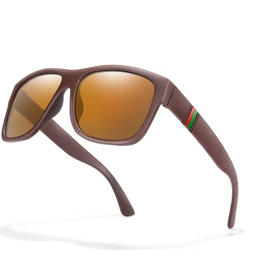 Classic Men’s Square Polarized Sunglasses – Outdoor & Sports