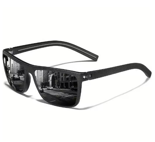 Square Polarized Sunglasses for Men & Women – Lightweight UV Protection Sun Glasses