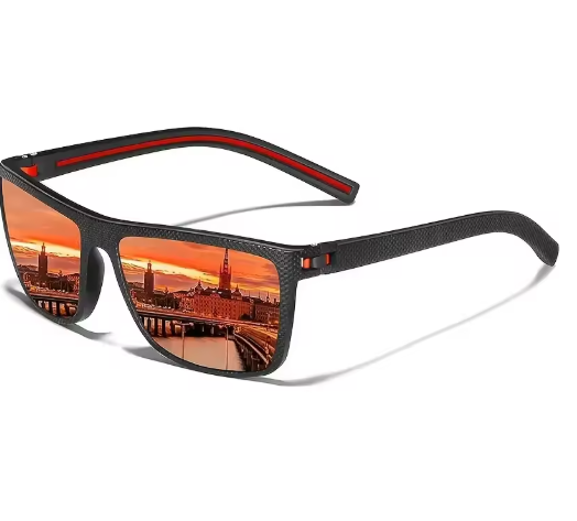 Square Polarized Sunglasses for Men & Women – Lightweight UV Protection Sun Glasses
