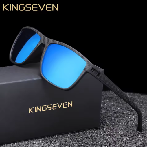 KINGSEVEN Fashion Polarized Sunglasses for Men – UV400 Rectangle Eyewear