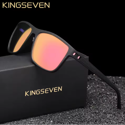 KINGSEVEN Fashion Polarized Sunglasses for Men – UV400 Rectangle Eyewear