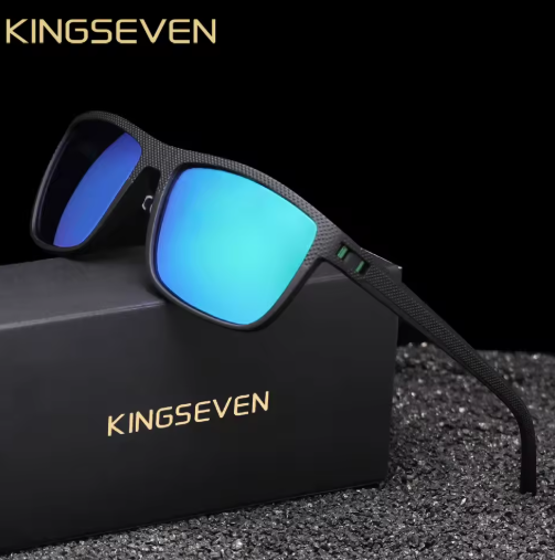 KINGSEVEN Fashion Polarized Sunglasses for Men – UV400 Rectangle Eyewear