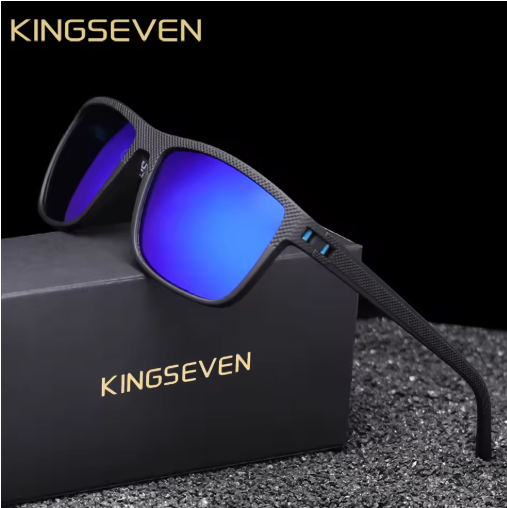 KINGSEVEN Fashion Polarized Sunglasses for Men – UV400 Rectangle Eyewear