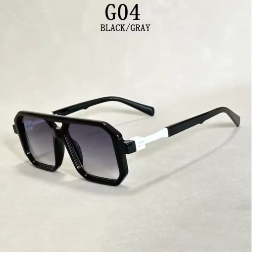 Vintage Fashion Sunglasses – Retro Square Shades for Men and Women
