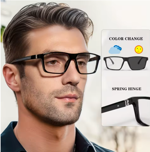 Photochromic Polarized Sunglasses for Men – UV400 Driving Shades