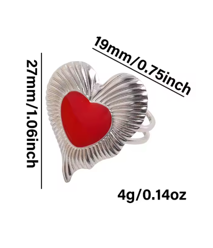 3-Piece No-Fade Stainless Steel Enamel Drip Rings for Women