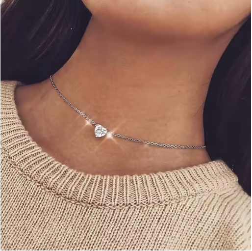 Minimalist Copper Bar Pendant Long Necklace