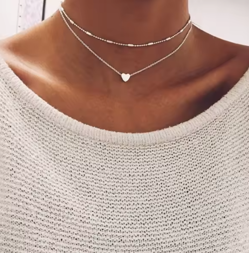 Minimalist Copper Bar Pendant Long Necklace