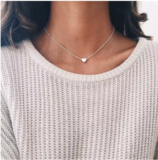 Minimalist Copper Bar Pendant Long Necklace