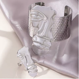 Personalized Abstract Face Ring & Bracelet Set