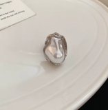 Starfish Pearl Open Ring – Beach-Inspired Statement Jewelry
