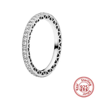 Elegant 925 Sterling Silver Zircon Ring for Women