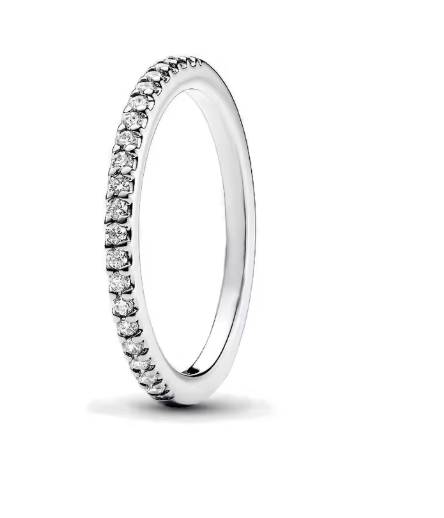 Elegant 925 Sterling Silver Zircon Ring for Women