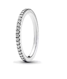 Elegant 925 Sterling Silver Zircon Ring for Women