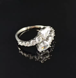 Silver-Tone Adjustable Ring for Women - Unique Design