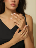 30-Piece Women's Stackable Rings Set – Classic & Elegant