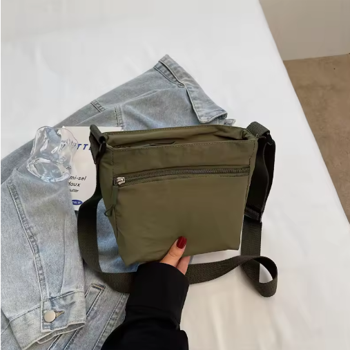 Women's Lightweight Crossbody Bag - Large Capacity, Korean Style