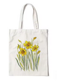 Floral Reusable Tote – Daisy, Lavender & Rose Shoulder Bag