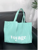 Minimalist Large-Capacity Shoulder Tote for Travel & Everyday