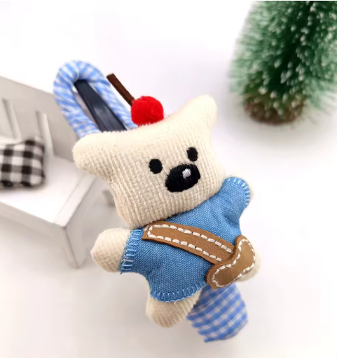 Cartoon Dog Bow Duckbill Hair Clip Barrette for Women & Girls