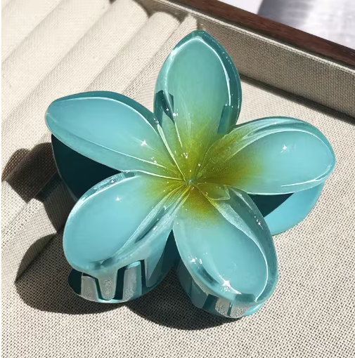 Hawaiian Gradient Flower Hair Claw Clip (Large)