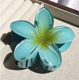 Hawaiian Gradient Flower Hair Claw Clip (Large)