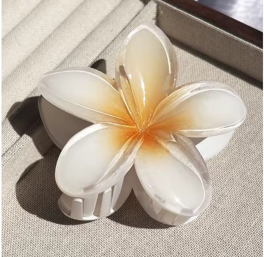 Hawaiian Gradient Flower Hair Claw Clip (Large)