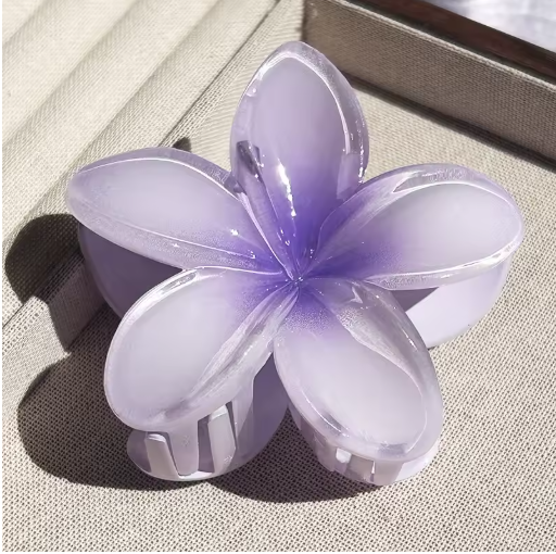 Hawaiian Gradient Flower Hair Claw Clip (Large)