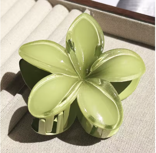 Hawaiian Gradient Flower Hair Claw Clip (Large)