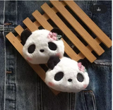 Plush Panda Hair Clip – Cute Autumn/Winter Snap Clip