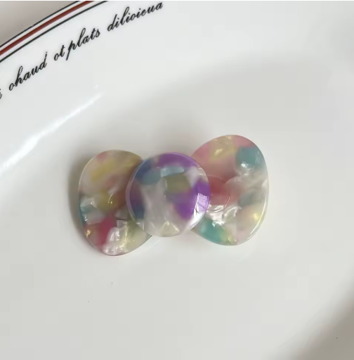 Colorful Mini Bow Hair Clips – Korean Style (1 or 5pcs)