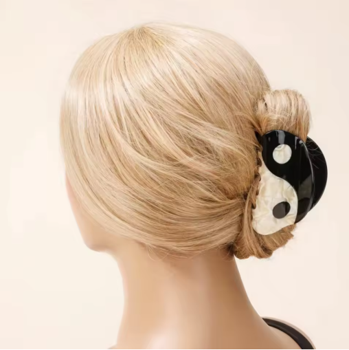 Bagua Acetate Hair Claw Clip – Large Back-of-Head Grip