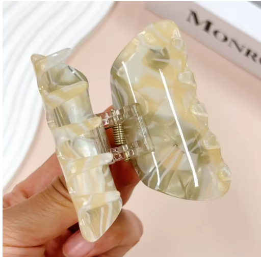Bagua Acetate Hair Claw Clip – Large Back-of-Head Grip