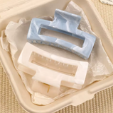 2-Pack Large Marble Hair Claw Clips for Thick Hair